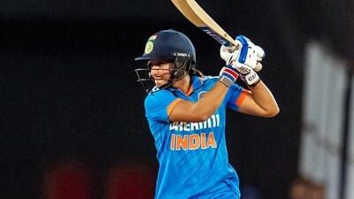 Harmanpreet Kaur in action (BCCI-X) Harmanpreet Kaur in action (BCCI-X)