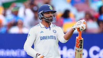 India's Ravindra Jadeja celebrates his half-century during the fourth day of the third test match against Australia, in Brisbane (BCCI-X) India's Ravindra Jadeja celebrates his half-century during the fourth day of the third test match against Australia, in Brisbane (BCCI-X)