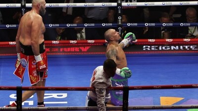 This was Usyk’s second consecutive victory over Fury, after his split-decision win in May that also made him the undisputed heavyweight champion. (REUTERS)