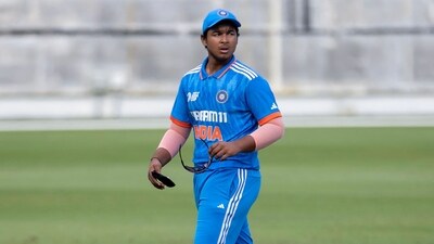 Vaibhav Suryavanshi, 13, created another record as he became the youngest-ever Indian to play List-A cricket. . (Photo by FADEL SENNA / AFP) (AFP) Vaibhav Suryavanshi, 13, created another record as he became the youngest-ever Indian to play List-A cricket. . (Photo by FADEL SENNA / AFP) (AFP)