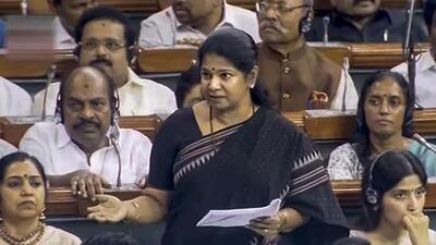 DMK leader Kanimozhi Karunanidhi. (PTI) DMK leader Kanimozhi Karunanidhi. (PTI)
