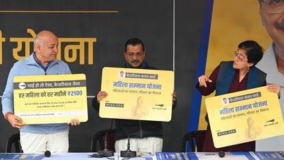 For the launch of the initiative, senior party leaders, including Arvind Kejriwal, Manish Sisodia and CM Atishi, will visit different areas of Delhi. (Vipin Kumar/HT Photo) For the launch of the initiative, senior party leaders, including Arvind Kejriwal, Manish Sisodia and CM Atishi, will visit different areas of Delhi. (Vipin Kumar/HT Photo)