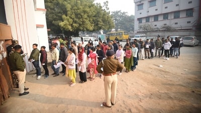 The examination was conducted in various disctricts of Bihar on Sunday, December 22, 2024. (Santosh Kumar) The examination was conducted in various disctricts of Bihar on Sunday, December 22, 2024. (Santosh Kumar)