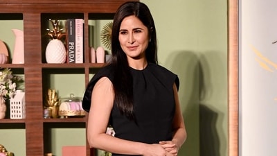Katrina Kaif poses during an exclusive preview night of NMACC Arts Cafe. The actor kept it sleek and simple in a Toni Maticevski dress and Jimmy Choo pumps. (AFP) Katrina Kaif poses during an exclusive preview night of NMACC Arts Cafe. The actor kept it sleek and simple in a Toni Maticevski dress and Jimmy Choo pumps. (AFP)