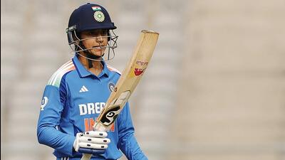 India opener Smriti Mandhana during her 102-ball 91 in the first ODI against West Indies in Vadodara on Sunday. The hosts won by 211 runs, their second highest margin in terms of runs. (BCCI) India opener Smriti Mandhana during her 102-ball 91 in the first ODI against West Indies in Vadodara on Sunday. The hosts won by 211 runs, their second highest margin in terms of runs. (BCCI)