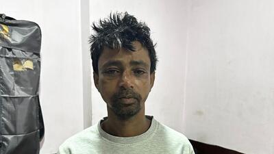 Mohammad Rafiq Sharif Abbas Ali Shaikh (above) and his younger brother attacked the cab driver