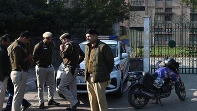 The police claimed that the students sent threat emails as they wanted to postpone their exams since they were unprepared. (Vipin Kumar/HT Photo) The police claimed that the students sent threat emails as they wanted to postpone their exams since they were unprepared. (Vipin Kumar/HT Photo)