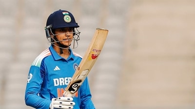 Smriti Mandhana slammed 91 runs against West Indies in first ODI. (X/@BCCIWomen) Smriti Mandhana slammed 91 runs against West Indies in first ODI. (X/@BCCIWomen)