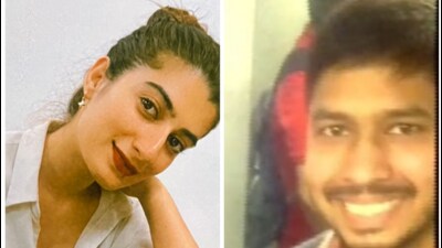 Sohana building collapse victims Drishti Verma and Abhishek Dhanwal. (HT Photos) Sohana building collapse victims Drishti Verma and Abhishek Dhanwal. (HT Photos)