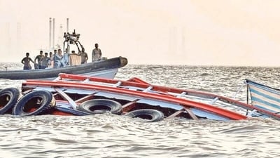 Mumbai ferry tragedy: 15 people lost their lives after a Navy boat crash into a tourist ferry near Elephanta Islands Mumbai ferry tragedy: 15 people lost their lives after a Navy boat crash into a tourist ferry near Elephanta Islands
