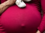 Online stores offer fake bellies in various sizes, mimicking various stages of pregnancy. Online stores offer fake bellies in various sizes, mimicking various stages of pregnancy.