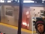 Guatemalan immigrant, who was arrested for the alleged crime, was captured calmly seeing the victim charred to death, shocking other passengers on the train. 