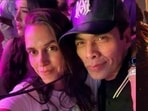 Karan Johar and Neha Dhupia attended Karan Aujla's Mumbai show. Karan Johar and Neha Dhupia attended Karan Aujla's Mumbai show.