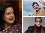 Moushumi Chatterjee talked about Rajesh Khanna and Amitabh Bachchan. Moushumi Chatterjee talked about Rajesh Khanna and Amitabh Bachchan.