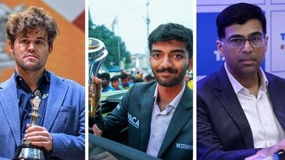D Gukesh is set to face Magnus Carlsen and Viswanathan Anand next year. D Gukesh is set to face Magnus Carlsen and Viswanathan Anand next year.
