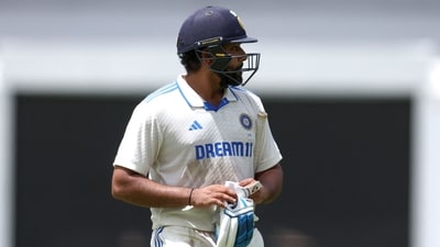 India's Rohit Sharma walks off the field after his dismissal by Australia's bowler Pat Cummins (AFP) India's Rohit Sharma walks off the field after his dismissal by Australia's bowler Pat Cummins (AFP)