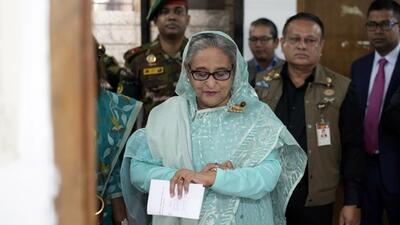 Former Bangladesh prime minister Sheikh Hasina. (AP Photo) Former Bangladesh prime minister Sheikh Hasina. (AP Photo)
