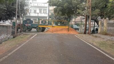 Hefty penalties are being imposed on violators. So far, around ₹2 crore environmental fine has been imposed on Grap violators in Noida, said Utsav Sharma, regional officer, UP Pollution Control Board Noida. (HT Photo) Hefty penalties are being imposed on violators. So far, around ₹2 crore environmental fine has been imposed on Grap violators in Noida, said Utsav Sharma, regional officer, UP Pollution Control Board Noida. (HT Photo)