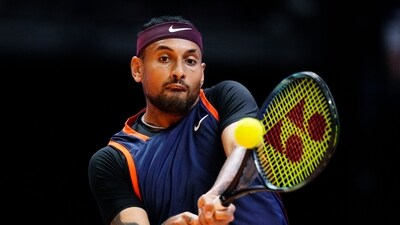 Nick Kyrgios in action. (AP) Nick Kyrgios in action. (AP)