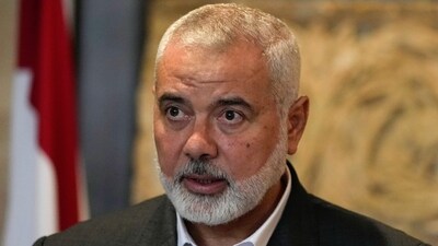 Ismail Haniyeh, late leader of the Palestinian militant group Hamas. (File) (AP)