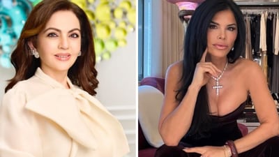 Lauren Sanchez dropped a 'like' on photos of Nita Ambani. Lauren Sanchez dropped a 'like' on photos of Nita Ambani.