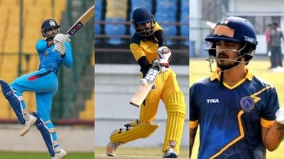 Ishan Kishan, Ruturaj Gaikwad present cases for CT squad with centuries in Vijay Hazare Trophy; Shreyas Iyer also shines (PTI and X Images) Ishan Kishan, Ruturaj Gaikwad present cases for CT squad with centuries in Vijay Hazare Trophy; Shreyas Iyer also shines (PTI and X Images)