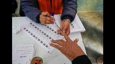 The Congress won 25 wards, while 19 seats went into the kitty of the Bharatiya Janata Party (BJP) in Jalandhar. Two seats were won by independent candidates, while Bahujan Samaj Party (BSP) remained victorious on one seat. (PTI) The Congress won 25 wards, while 19 seats went into the kitty of the Bharatiya Janata Party (BJP) in Jalandhar. Two seats were won by independent candidates, while Bahujan Samaj Party (BSP) remained victorious on one seat. (PTI)