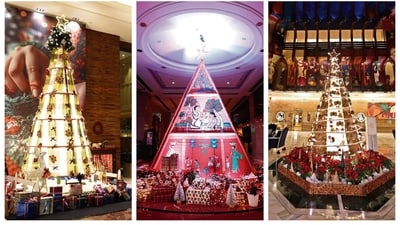 Here's a look at some of the Christmas trees put-up at various hotels across NCR. Here's a look at some of the Christmas trees put-up at various hotels across NCR.