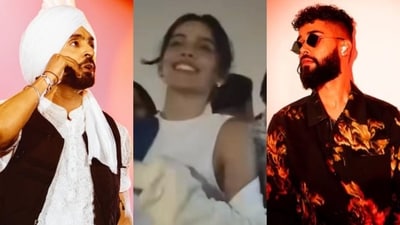 Banita Sandhu vibes at Diljit Dosanjh's Mumbai concert. Banita Sandhu vibes at Diljit Dosanjh's Mumbai concert.