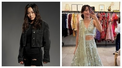 Karen Fukuhara from the series The Boys wore a lehenga. (Instagram) Karen Fukuhara from the series The Boys wore a lehenga. (Instagram)