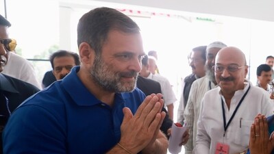 Rahul Gandhi on Monday met the family of Somnath Suryawanshi, who allegedly died in judicial custody in Parbhani (Yogesh Naik/HT) Rahul Gandhi on Monday met the family of Somnath Suryawanshi, who allegedly died in judicial custody in Parbhani (Yogesh Naik/HT)