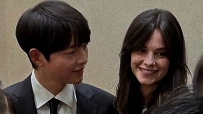 South Korean actor Song Joong Ki recently opened up about his British wife Katy Louise Saunder's Colombian connection at a press show for his upcoming film, Bogota: City of the Lost.