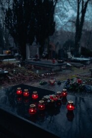 People in Finland visit the cemetery to pay their respects to the deceased family members. (Pexels) People in Finland visit the cemetery to pay their respects to the deceased family members. (Pexels)