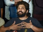 Allu Arjun addresses a press conference, in Hyderabad, Saturday, Dec. 21, 2024. (PTI Photo)(PTI12_21_2024_000403B) Allu Arjun addresses a press conference, in Hyderabad, Saturday, Dec. 21, 2024. (PTI Photo)(PTI12_21_2024_000403B)