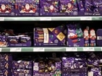 Cadbury's Christmas-related chocolates are seen on display inside a Sainsbury's supermarket in Cobham, Britain. (File image)