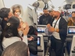 A Lebanese man delighted flight passengers by singing Baby Shark for a little girl.
A Lebanese man delighted flight passengers by singing Baby Shark for a little girl.