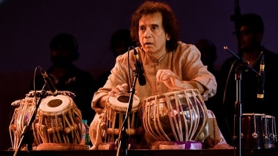 Indian musician, percussionist and tabla master Zakir Hussain passed away due in San Francisco on 15 December 2024 at age 73. (HT_PRINT) Indian musician, percussionist and tabla master Zakir Hussain passed away due in San Francisco on 15 December 2024 at age 73. (HT_PRINT)