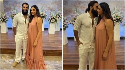Ranveer Singh and Deepika Padukone introduce their daughter to the world, with both parents showcasing stylish looks. (Instagram) Ranveer Singh and Deepika Padukone introduce their daughter to the world, with both parents showcasing stylish looks. (Instagram)