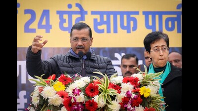 Aam Aadmi Party (AAP) national convener Arvind Kejriwal (HT PHOTO) Aam Aadmi Party (AAP) national convener Arvind Kejriwal (HT PHOTO)