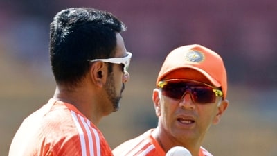 Ravichandran Ashwin recalled his iconic leave and how he made former head coach Rahul Dravid exult. (Reuters)