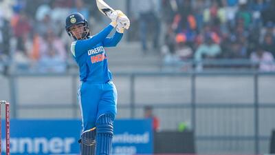Harleen Deol scored 115 off 103 balls in the second ODI to help India post 358/5 — their joint highest-ever ODI total (BCCI)