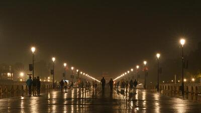 IMD has issued a yellow alert for Christmas Day. (Hindustan Times) IMD has issued a yellow alert for Christmas Day. (Hindustan Times)