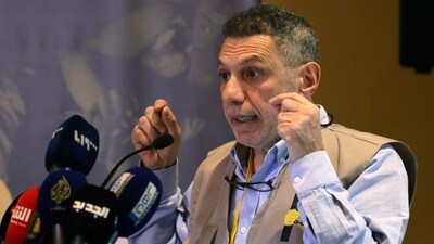 Hostage Aid Worldwide's member Nizar Zakka speaks during a press conference in Damascus. He believes journalist Austin Tice, who went missing in Syria in 2012, is still alive (AFP) Hostage Aid Worldwide's member Nizar Zakka speaks during a press conference in Damascus. He believes journalist Austin Tice, who went missing in Syria in 2012, is still alive (AFP)