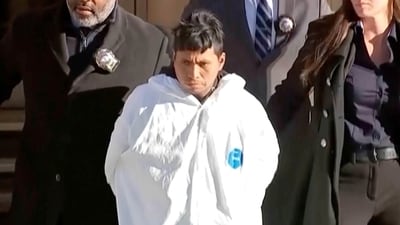 Video appears to show ‘drunken rant’ by Guatemalan migrant Sebastian Zapeta-Calil, who set woman on fire (WABC-TV via AP) (AP) Video appears to show ‘drunken rant’ by Guatemalan migrant Sebastian Zapeta-Calil, who set woman on fire (WABC-TV via AP) (AP)