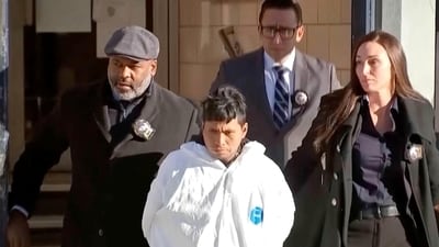 Guatemalan migrant Sebastian Zapeta-Calil was detained soon after the incident. (AP) Guatemalan migrant Sebastian Zapeta-Calil was detained soon after the incident. (AP)