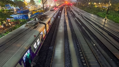 The man died by suicide by jumping in front of a local train in Mumbai, police said. (Hindustan Times/File representative image) The man died by suicide by jumping in front of a local train in Mumbai, police said. (Hindustan Times/File representative image)
