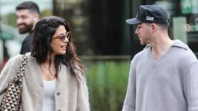 Priyanka Chopra and Nick Jonas go shopping in Los Angeles. Priyanka Chopra and Nick Jonas go shopping in Los Angeles.