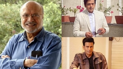 Filmmaker Shyam Benegal, Ravi Kishan and Manoj Bajpayee