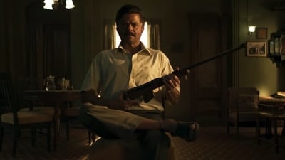 Subedaar first look: Anil Kapoor wields a gun.