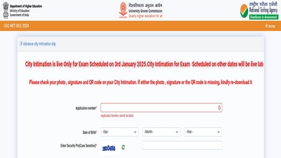 UGC NET December 2024 exam city slip out at ugcnet.nta.ac.in, direct link here UGC NET December 2024 exam city slip out at ugcnet.nta.ac.in, direct link here